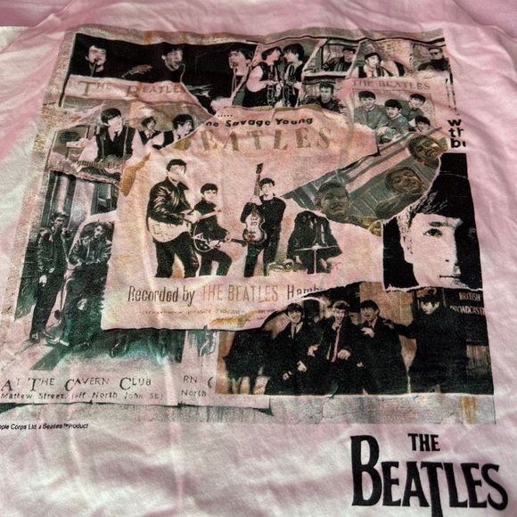 S Womens The Beatles 60’s Theme Tank Tops H&M Cotton Spring Summer Shirt Small - Picture 6 of 7